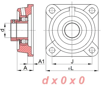 Zwrot pieniędzy Zespół z oprawą żeliwną ESFE.212 SNR